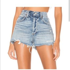 AGOLDE DENIM SHORTS